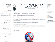 Tablet Screenshot of infosec.si